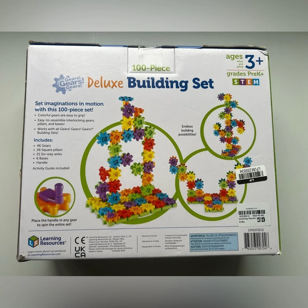 Learning Resources Gears! Gears! Gears! Deluxe Building Set